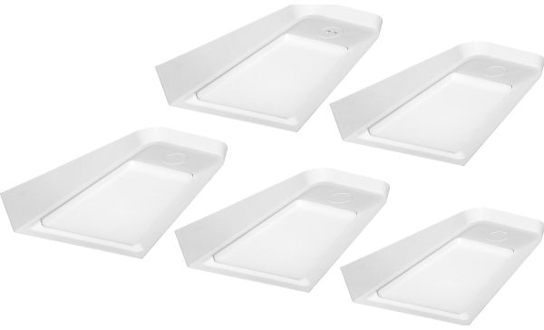 Orno DIKI LED-Unterschrankleuchten-Set 5 Lampen 5x2W 4000K mit berührungsloser Schaltung weiß