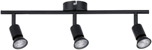 Paulmann No. 66757 Strahler Carolina 3-flammig Schwarz matt GU10