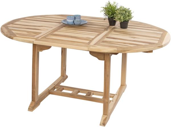 Gartenmöbel Set 5tlg Teak Gartentisch ausziehbar 120-170 cm BORNEO/MORENO 59827458