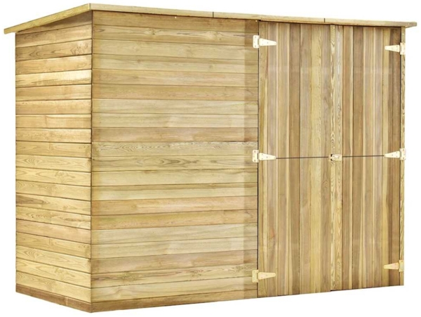 vidaXL Garten-Gerätehaus 232 x 110 x 170 cm Kiefernholz Imprägniert 46363