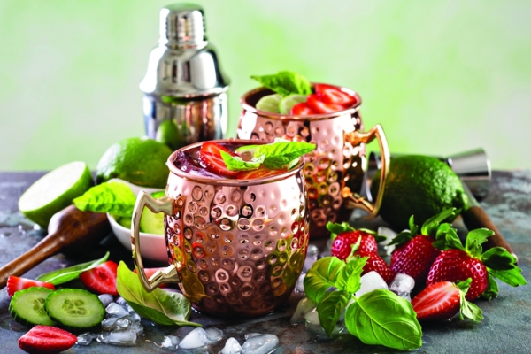 Sambonet Bar Utensils Moscow Mule Becher schwarz 500ml Bild 5