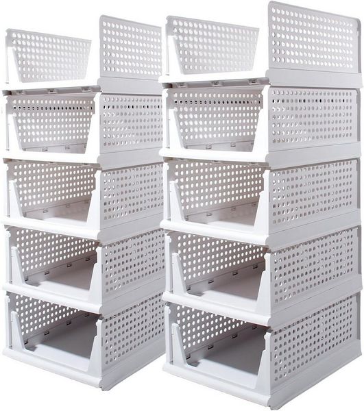 Zedelmaier Organizer Schrank-Organizer Kleiderschrank Schublade faltbare Aufbewahrungsbox (Set, 10 St)