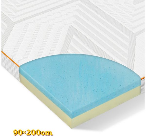 Simloveve, Topper Matratzentopper Gel-Schaum Mattress Topper, Topper 90×200, 140×200, 180×200cm Für Boxspringbett, Schlafsofa