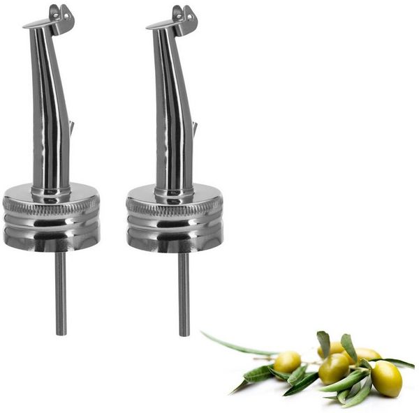 WESTMARK Flaschenausgießer 2 Stk, für Flaschen mit Schraubgewinde, Ø 28 mm, mit Kläppchen