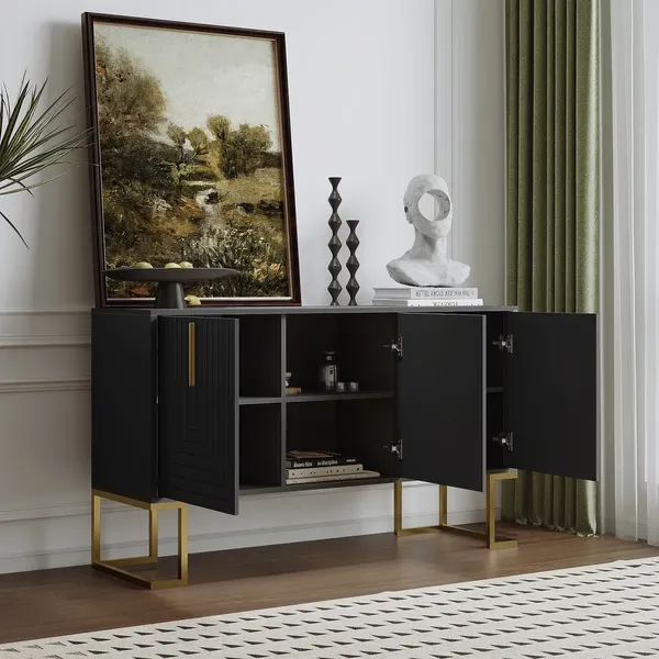 Sideboard 138/40/80,5 cm, Wohnzimmerschrank, Mehrzweckschrank
