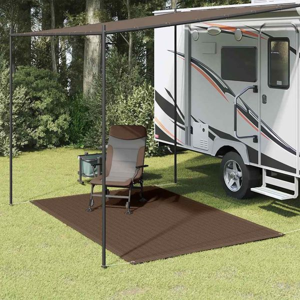 vidaXL Zeltteppich 250x300 cm Braun 310801