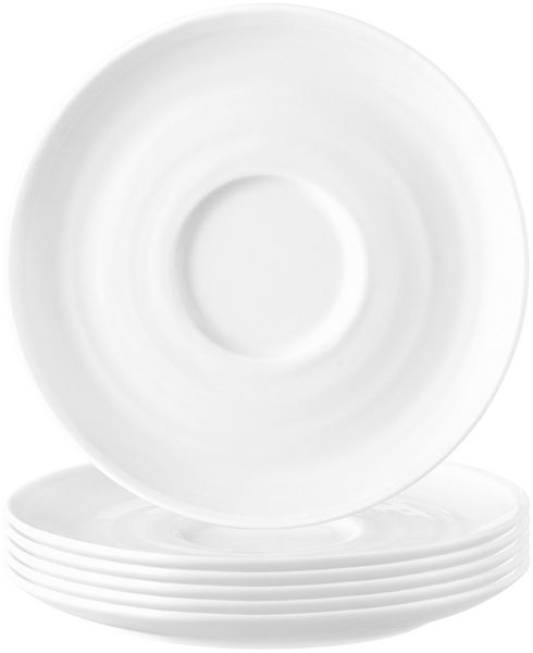 Seltmann Weiden Terra Kombi-Untertasse ø 16,1 cm weiß 6er Set