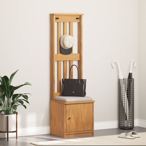 vidaXL Garderobenständer SANDNES 45x40x159,5 cm Massivholz Kiefer 4010484