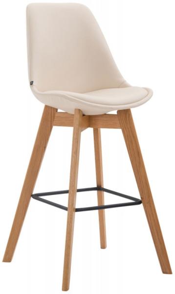 Barhocker Metz Kunstleder Natura, creme