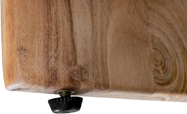 Lowboard TV-Board 190 x 45 x 50 cm Akazienholz massiv naturfarben DAHLIA 86441654 Bild 8