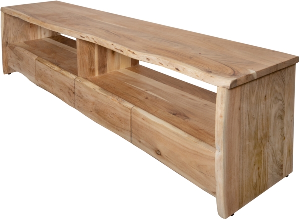 Lowboard TV-Board 190 x 45 x 50 cm Akazienholz massiv naturfarben DAHLIA 86441654 Bild 3