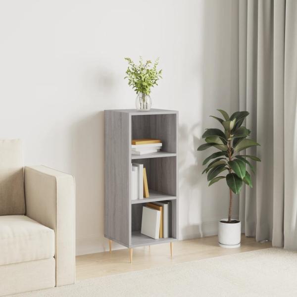 vidaXL Sideboard Grau Sonoma 34,5x32,5x90 cm Holzwerkstoff 828722