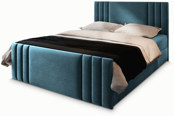 Masseno Boxbett KANES 160x200 cm mit Bonell Matratze und Topper