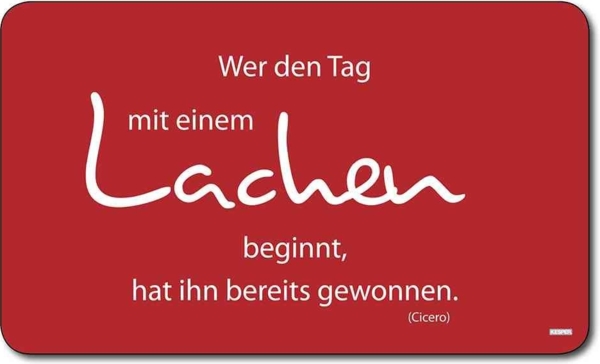 Frühstücksbrettchen LACHEN Kesper Melamin / Stullenbrett / Brotbrett