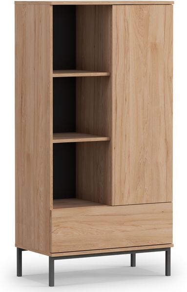 AX LIVING Bücherregal Modern Queba QT03 – 70cm Breite Design Hikora