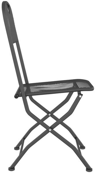 vidaXL 3-tlg. Garten-Essgruppe Streckmetall Anthrazit 3084711 Bild 9