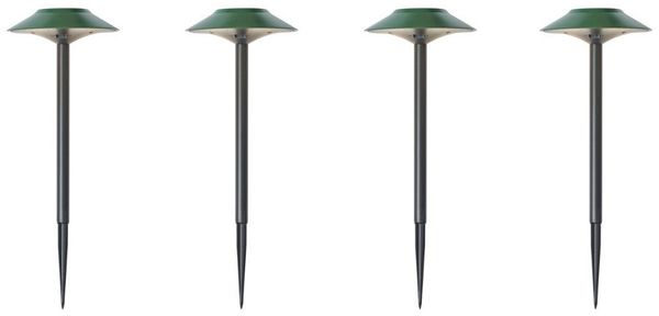 Qazqa LED Solarleuchte Mushroom, LED fest integriert, Extra-Warmweiß, QAZQA Solarleuchte, integrated, Grün, Kunststoff, Modern