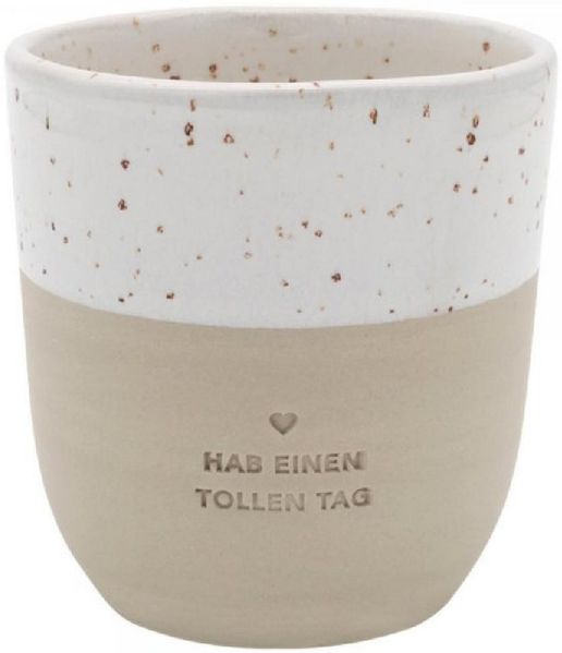 Eulenschnitt Tasse Becher Toller Tag