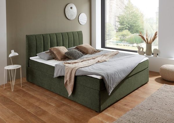 ATLANTIC home collection Boxbett Alva, wahlweise mit Matratze und Topper