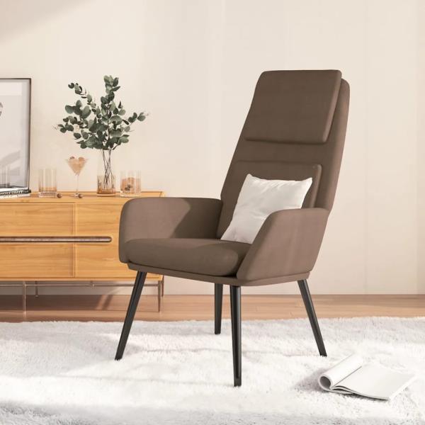 Relaxsessel Taupe Stoff [341321]