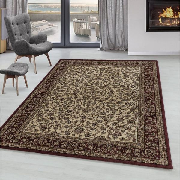 SIMPEX24 Orientteppich Orientalisch Design, Läufer, Höhe: 9 mm, Orient Teppich Wohnzimmer Orientalisch Design Kurzflor Pflegeleicht