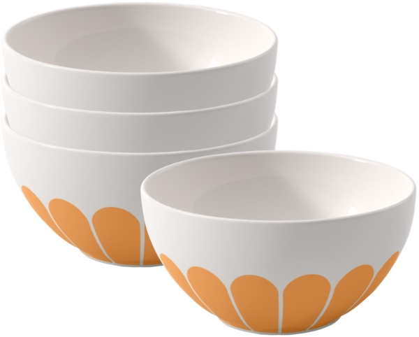 Villeroy & Boch Fleur Soleil Müslischale ø 14,1 cm 4er Set