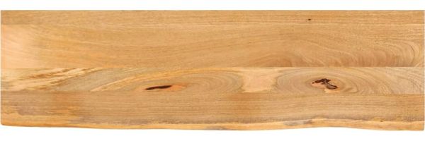 vidaXL Tischplatte mit Baumkante 110x40x3,8 cm Massivholz Mango 370493