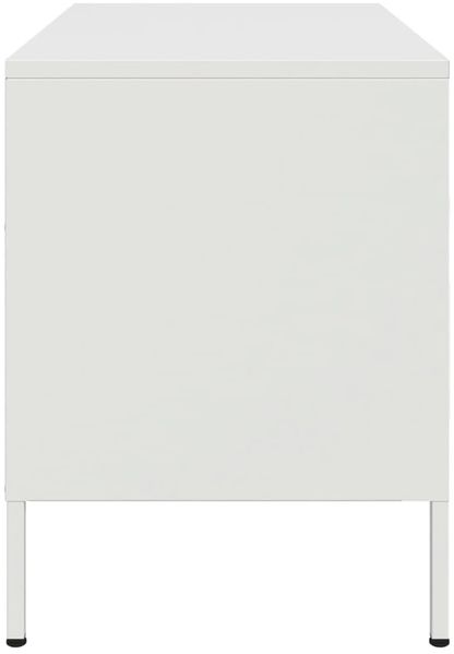 vidaXL TV-Schrank Weiß 68x39x50,5 cm Stahl 843004 Bild 7