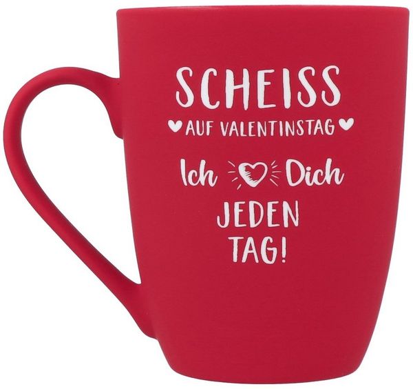 Spruchreif® Tasse SOFT-TOUCH-Tasse mit beidseitiger Gravur, Geschenke für die Familie