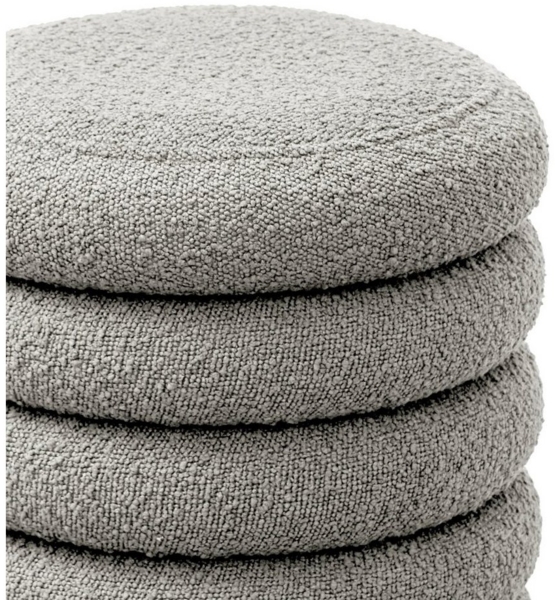 SVITA Stauraumhocker BLOSSOM XS, Pouf, Mit Stauraum, Bouclé-Bezug, Bequeme Polsterung, Modern Bild 2