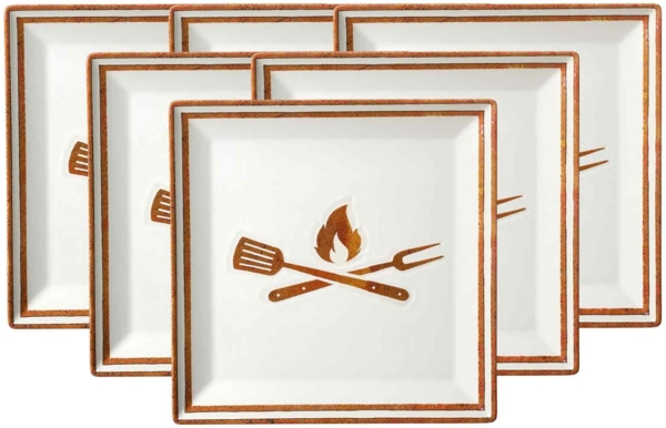 Ritzenhoff & Breker Rusty Speiseteller 26 x 26 cm 6er Set