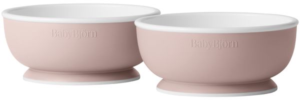 BabyBjörn Baby Schüssel Duopack - Pastellrosa Rosa