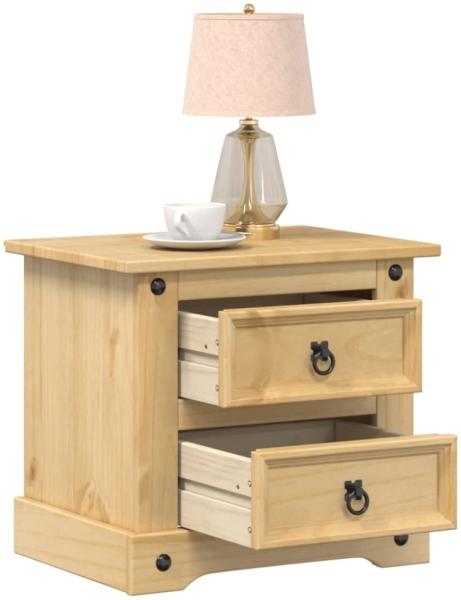 vidaXL Nachttisch Corona 53x39x47 cm Massivholz Kiefer 4005658