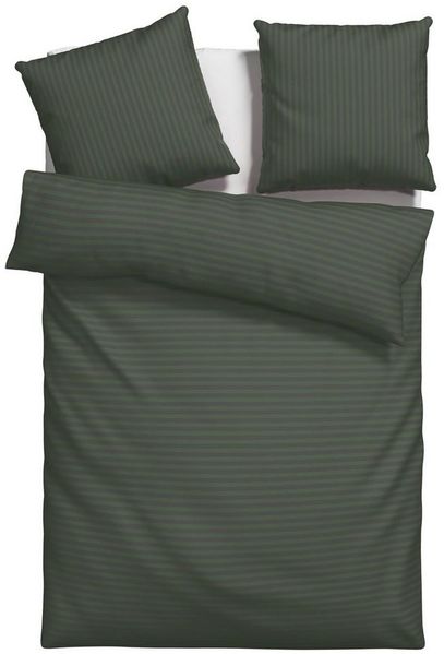 Bruno Banani Bettwäsche Jassen, Renforcé, 3 teilig, moderne Bettwäsche aus Baumwolle, Bettwäsche mit Streifen-Design