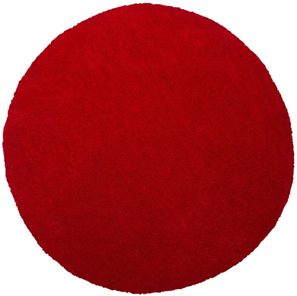 Teppich rot ⌀ 140 cm Shaggy DEMRE