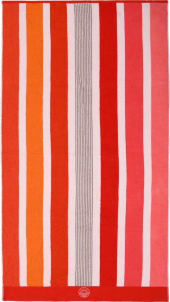 Strandlaken Streifen Rot 100 x 180 cm 100 x 180 cm