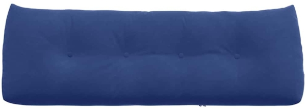 vidaXL Rückenkissen Polizeiblau 140 x 24 x 50 cm Samt 42014527 Bild 5
