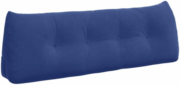 vidaXL Rückenkissen Polizeiblau 140 x 24 x 50 cm Samt 42014527 Bild 1