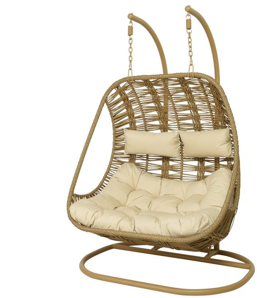 2er Set Kaemingk Cahuita 2-Sitzer Ei-Stuhl Wicker