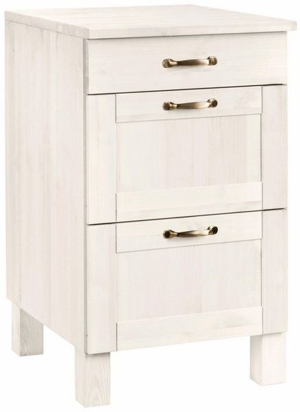 Home affaire Unterschrank Alby Breite 50 cm, 3 Schubladen