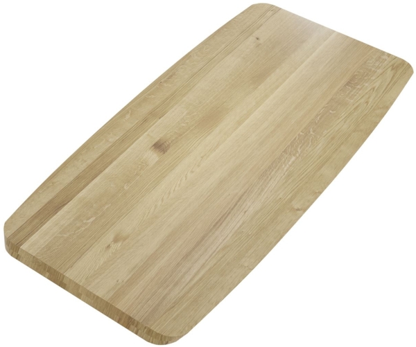 Tischplatte Danielle 200x4x100 Massivholz Wildeiche geölt