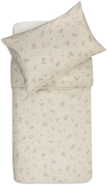 Jollein Bettwäsche Kinder - 120x150cm - 100% Baumwolle - Kinderbettwäsche inkl. Kissenbezug - Oeko-Tex Zertifiziert - Woolly