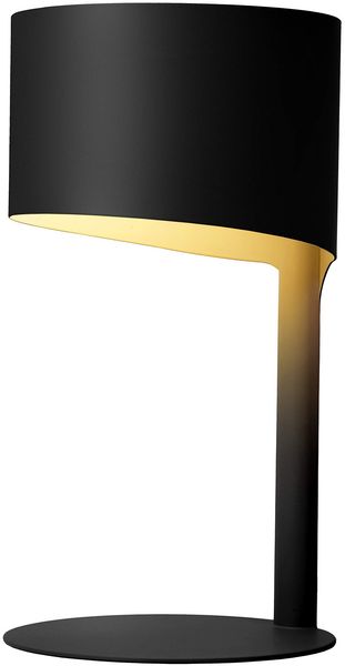 LUCIDE KNULLE - Tischlampe - Ø 15 cm - 1xE14 - Schwarz