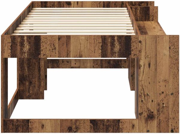 vidaXL Kinderbettgestell mit Stauraum Altholz 90 x 200 cm 3422609 Bild 4