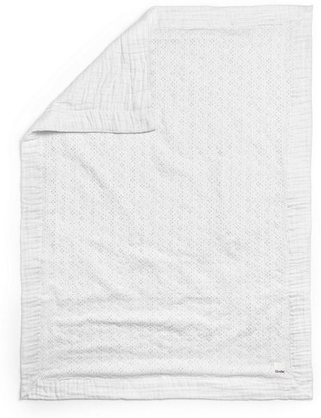 Babydecke Soft Cotton Decke - Embroidery Anglaise 75x100 cm - Oeko-Tex, Elodie, Babydecke