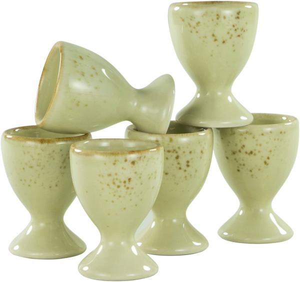 CreaTable 33030 Nature Collection Eierbecher, beige, 6-teilig (1 Set)