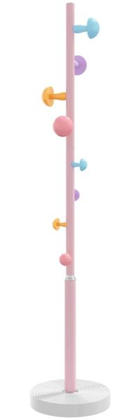 vidaXL Garderobenständer Rosa 172 cm Pulverbeschichtetes Eisen 377097 Bild 5