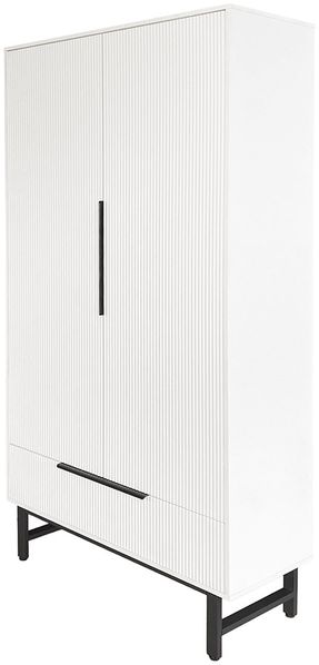 HOME DELUXE Kleiderschrank NYLA Weiß - 100 x 200 cm Bild 4