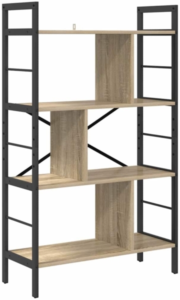 vidaXL Bücherregal Sonoma-Eiche 75 x 30 x 123,5 cm Holzwerkstoff 883965