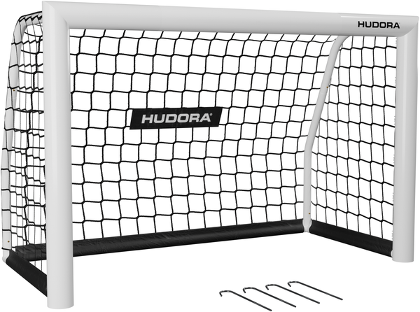 Hudora 'Advanced 120' Fußballtor, Stahlrohrrahmen weiß, 120x80 cm Bild 11